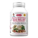 ANDREW LESSMAN Bean and Vegetable Gas Relief 240 Capsules - Natural Enzyme Complex Reduces Gas, Bloating from Beans, Cruciferous Vegetables, Fruits, Grains and Other Foods. Gentle and Effective