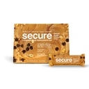 ANDREW LESSMAN Secure Bars 40g - Peanut Butter Chocolate Chip - High Protein & Fiber Snack - 12 Bars - Non-GMO, Gluten-Free, No Artificial Flavors, Vegan, Low Calorie Meal Replacement
