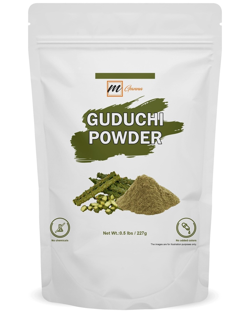 100% Pure and Natural Guduchi/Giloy/Tinospora Cordifolia Powder for Skin and Health Care 227 GMS / 0.5 LBS