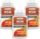 Best Naturals MSM 1000 mg 180 κάψουλες (180 Count (Pack of 3))