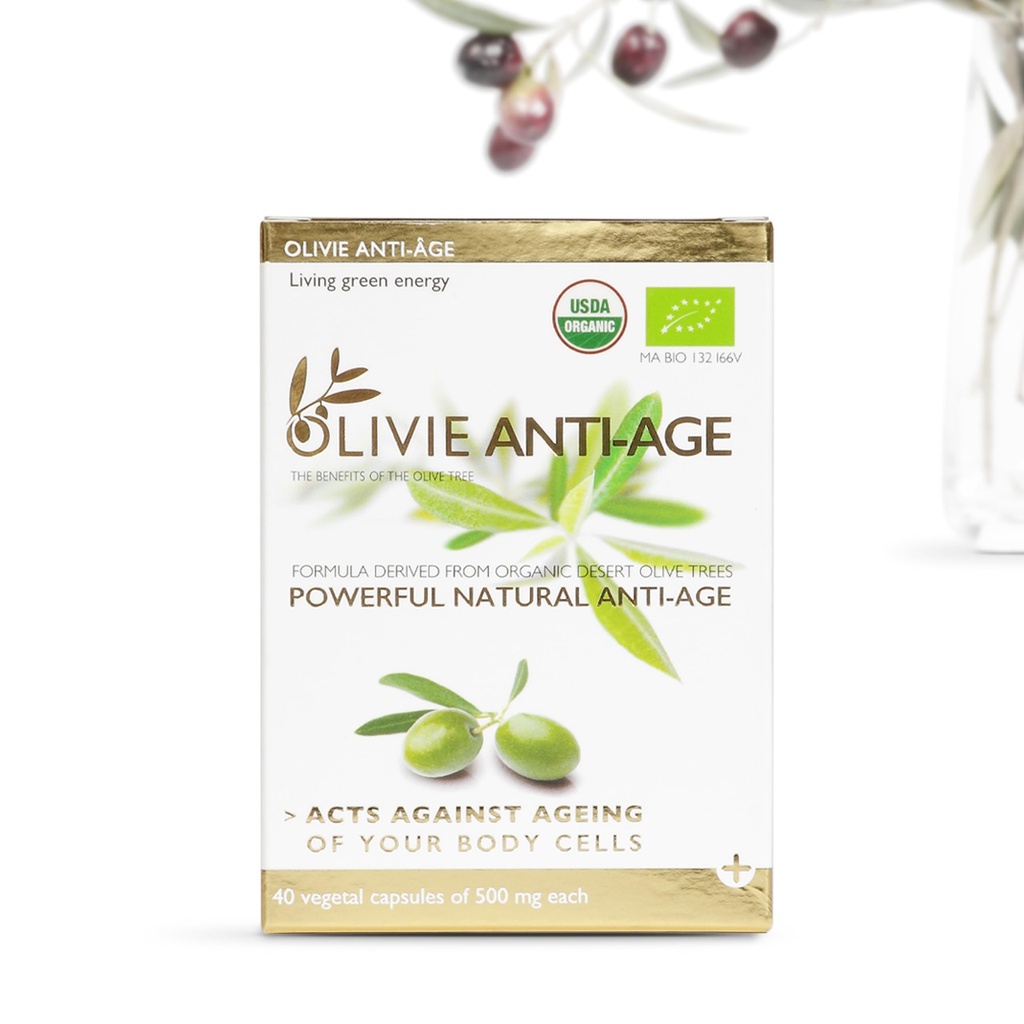Organic Antioxidant Polyphenols Rich Olive Leaf Extract Supplement Κάψουλες Olivie 