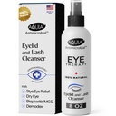 Eyelid Cleanser Spray 8oz | Blepharitis Treatment | Stye Eye Treatment | Eyelid Cleanser for Demodex, Chalazion, MGD, Mites, Dry Eye Relief | Hypochlorous Acid Spray For Eyes | Lid and Eyelash Cleaner