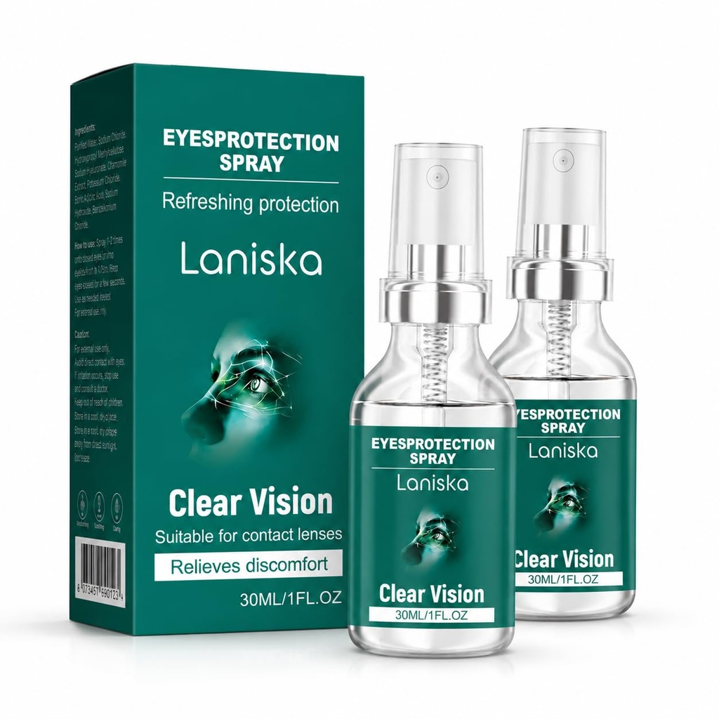 Lutein Eye Spray — Relieves Eye Fatigue, Hydrates & Moisturizes- 2 Bottles, 30ml Each
