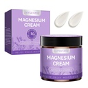 Magnesium Cream for Sleep & Relaxation – Nighttime Magnesium Lotion to Help Calm Muscles, Soothe Legs & Feet, Non-Greasy Body Cream
