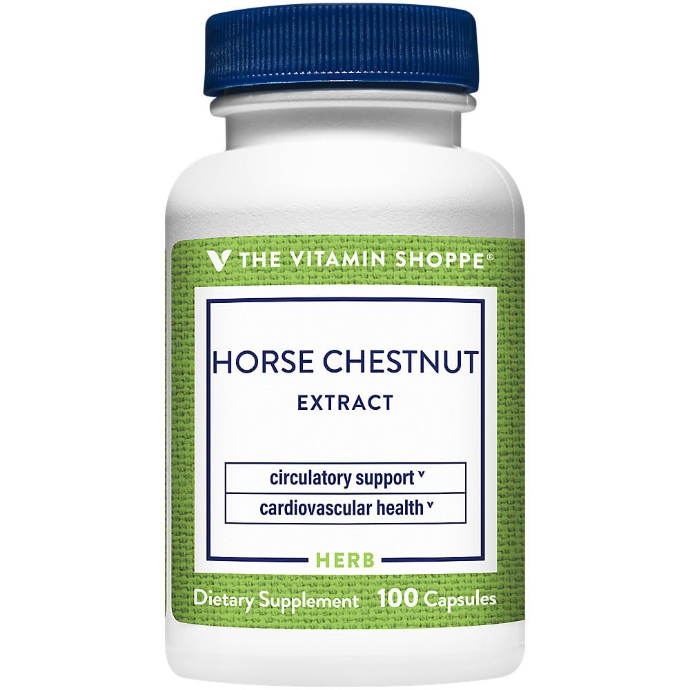 The Vitamin Shoppe Horse Chestnut Extract 260mg Herbal Supplement (100 Capsules)