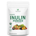 VELOTO Organic Inulin Powder – Prebiotic Fiber Supplement for Smoothies & Drinks, 2.2 lb, Flavorless, Water Soluble, Vegan & Non-GMO