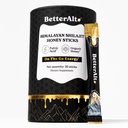 Better Alt Pure Himalayan Shilajit Sticks with Organic Honey, Saffron | Easy to Consume Shilajit| 30 Sticks for Energy Boost & Immune Support, 85+ Trace Minerals, 75%+ Fulvic Acid