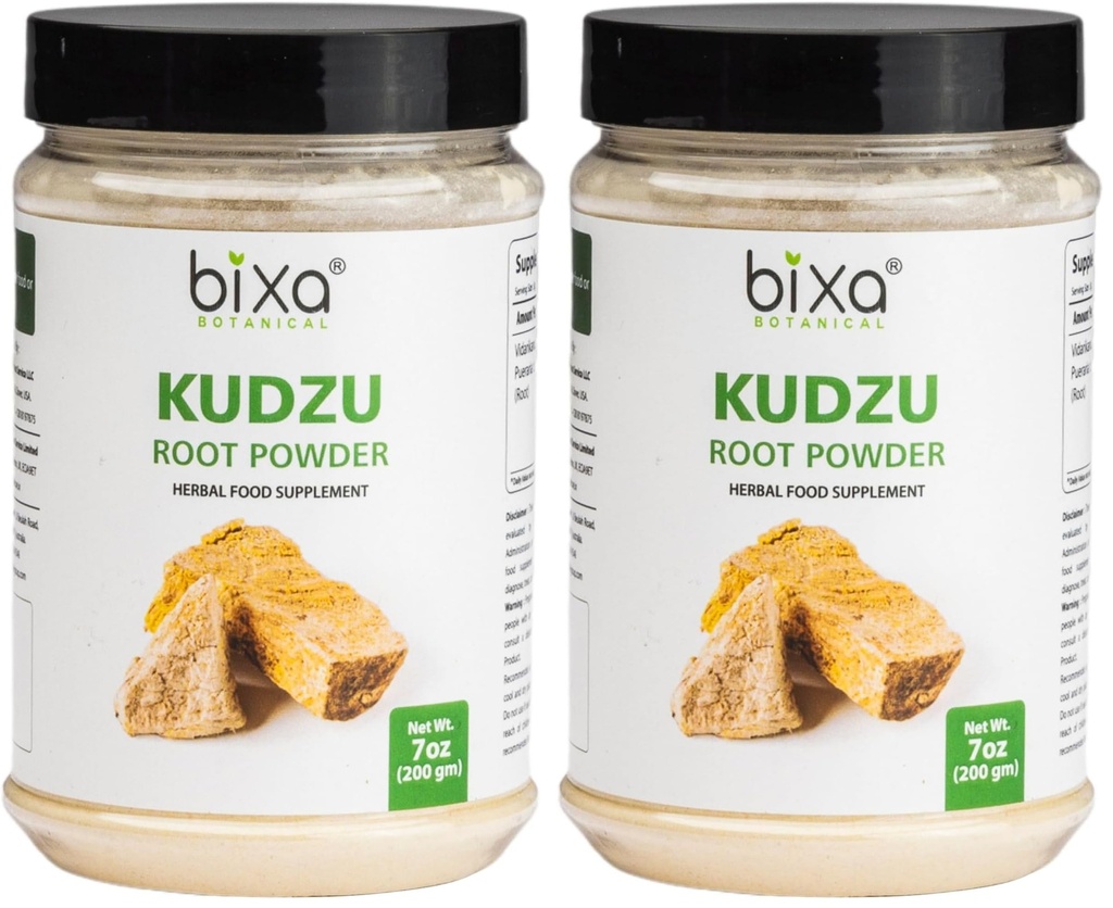 bixa BOTANICAL Indian Kudzu Root Powder (Pueraria tuberosa/Vidarikand) Ayurvedic Natural Herbal Supplement - 7 Oz (200g) (Pack of 2)