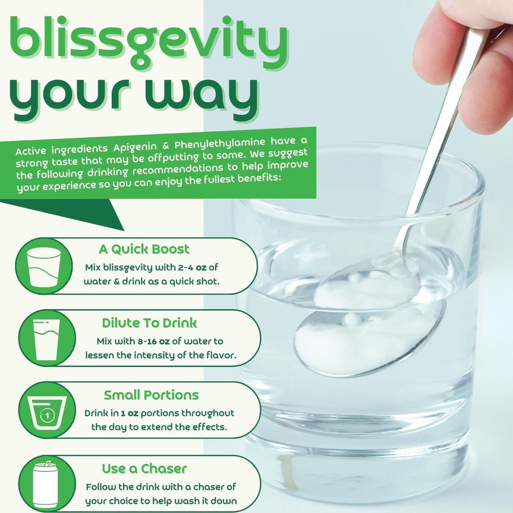 Mood Support Drink Mix - 150mg Apigenin - Phenylethylamine Προωθεί την εστίαση και τη διανοητική σαφήνεια - Herbal Wellness Support - Punch φρούτων με ζάχαρη - 12 πακέτα