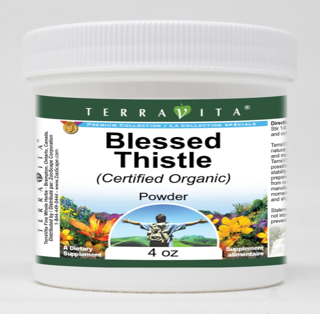 Blessed Thistle (Certified Organic) Powder (4 oz, ZIN: 517578)