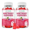 Beetroot Gummies with Grape Seed, Niacin, CoQ10, Vitamin C, B12, L-Citrulline & L-Arginine, Antioxidant Support, Sugar-Free Beet Root Supplement for Women & Men, 120 Count