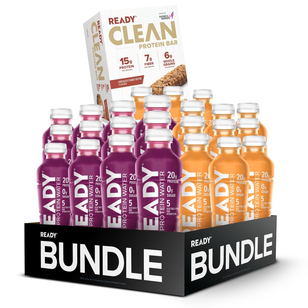 Ready® Best of Ready Bundle – Protein Water & Protein Bars
