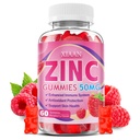 Zinc Picolinate Gummies 50mg for Kids & Adults, Chewable Zinc Supplements for Women & Men Supports Immune System & Cellular Health & Antioxidant, Vegan/Sugar-Free, Raspberry Flavor 60 Count