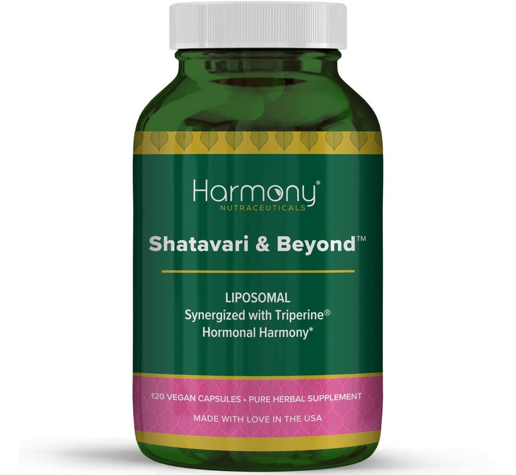 Shatavari & Beyond™ – Liposomal Extract with Triperine® | Ayurvedic Adaptogenic Herb for Hormonal Harmony & Reproductive Wellness | Vegan, Non‑GMO, Clinical Grade – 120 Capsules – Made in The USA*