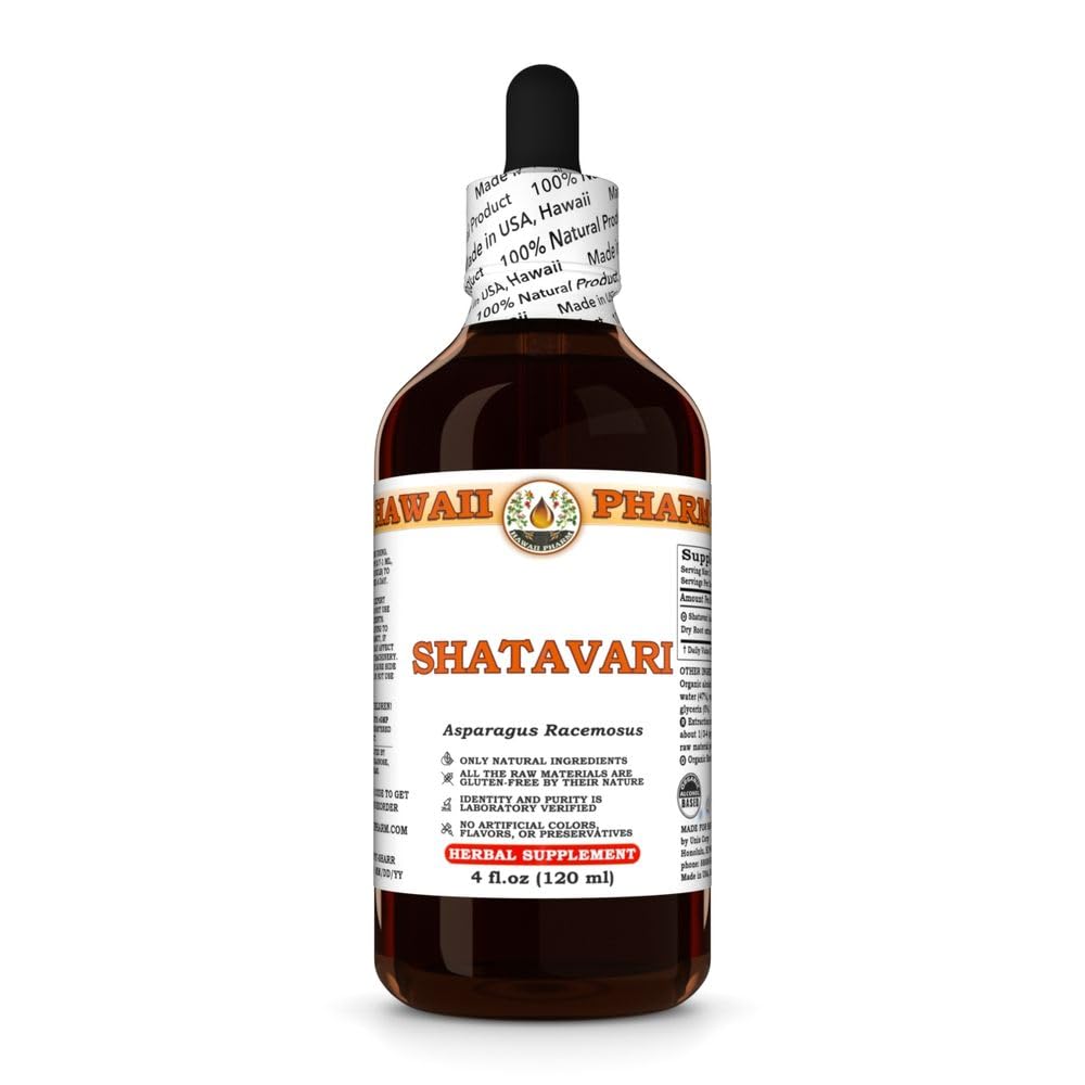 Shatavari (Asparagus Racemosus) Dry Root Tincture, All Natural, Vegan, Pure Liquid Extract - 4 fl.oz