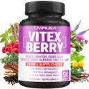 Vitex Berry Extract Capsules with Vitex Berry, Black Cohosh Root, Dong Quai Root and More - 90 Capsules for 3 Months Supply