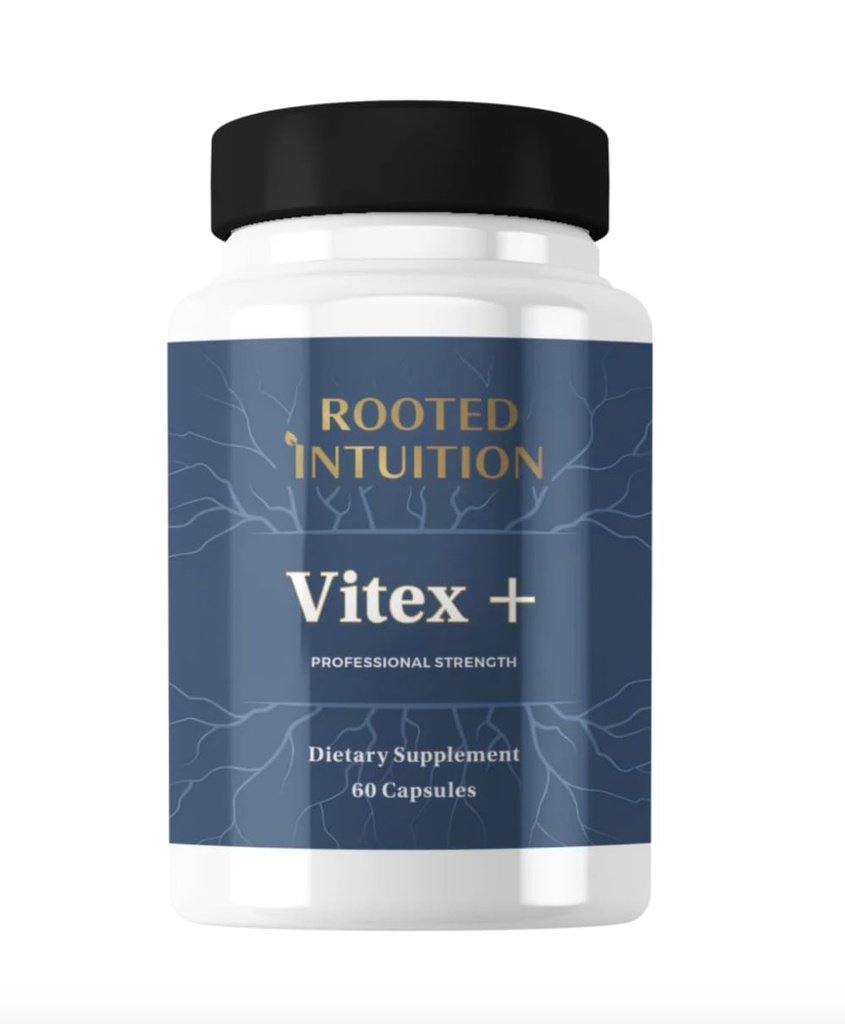 Vitex + | Menstrual Cycle & Hormone Balance Support | Chaste Berry Licorice Peony Blend | Non-GMO Gluten Free | 60 Capsules