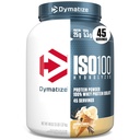 Δυναμώστε ISO100 Whey Protein Powder Isolate, Vanilla, 25g πρωτεΐνης, 3 Λίρες, 5.5g BCAAs, λιγότερο από 120 Cal., Χωρίς γλουτένη, 1g λίπος, 1g ζάχαρη, 2g υδατάνθρακες (45 μερίδες)
