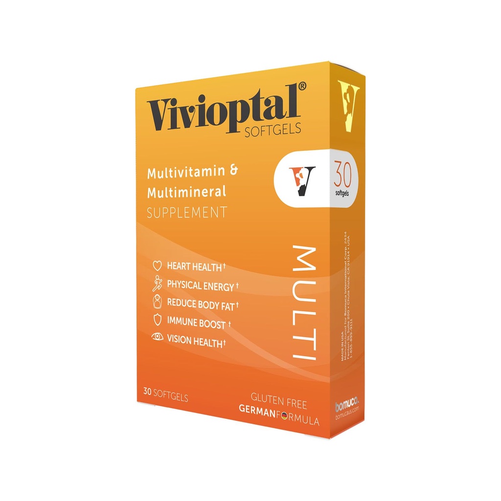 Vivioptal Multi, 30 Softgels, Multivitamin & Multimineral, Χωρίς γλουτένη, Γερμανική Formula