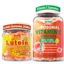 NECISS 1Pack Liposomal Vitamin C 1000mg Gummies + 1Pack Lutein Zeaxanthin Συμπληρώματα Gummies