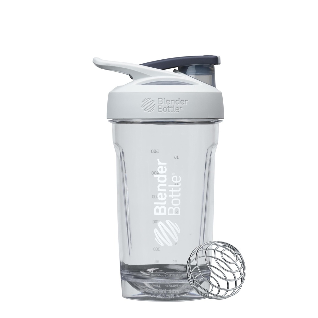 BlenderBottle Sport Tritan Shaker Bottle with Locking Lid, 24-Ounce, Grey
