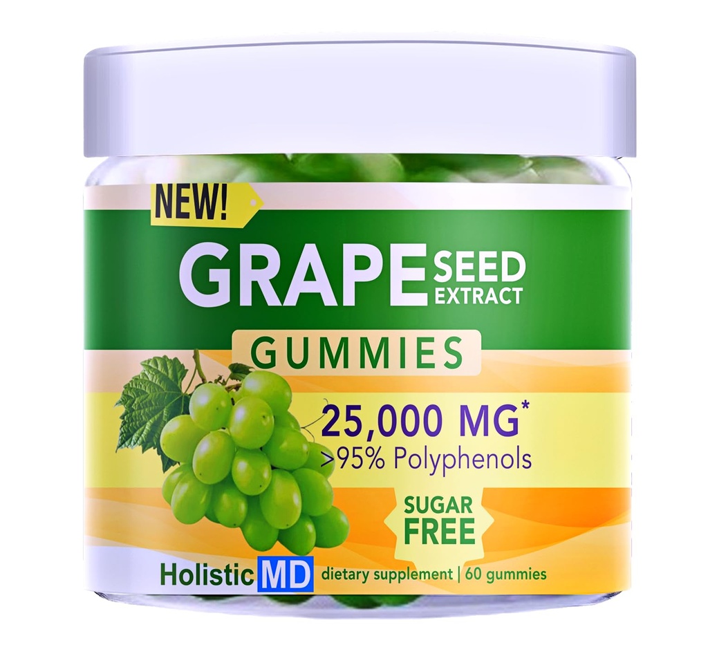 Gummyes εκχύλισμα σπόρων σταφυλιών 25,000 mg 50x Original 