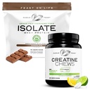 Μύες Feast Isolate + Creatine Candy Bundle: 1 Whey Protein Isolate (Chocolate, 5lb) + 1 Creatine Candy (Lemon Lime, 360) 