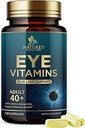 Eye Vitamins Supplement - Advanced Eye Care Vitamin with Lutein, Zinc, Vitamins C, E, Zeaxanthin & Minerals - Vision Multivitamin for Macular Health & Dry Eyes, Vegan, Bottled in USA - 120 Capsules