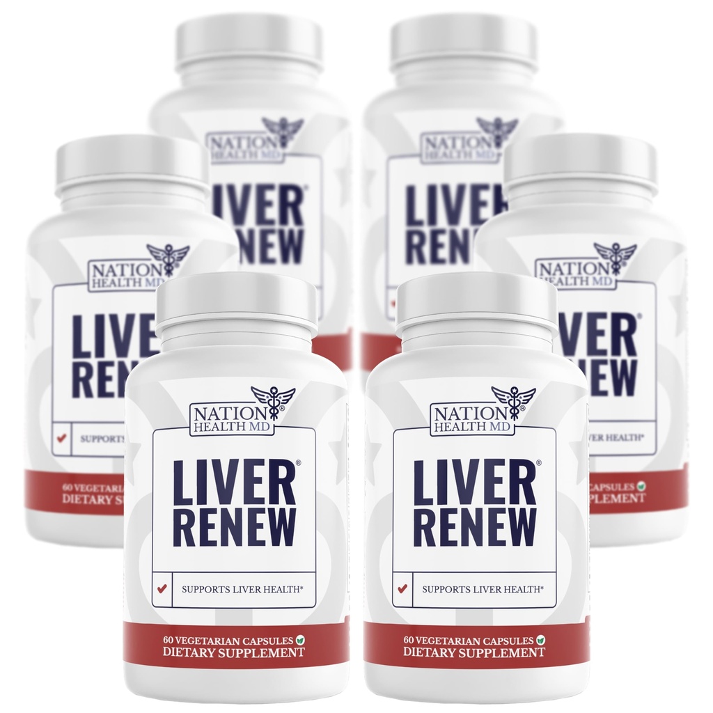 Liver Renew - Liver Cleanse Detox & Repair - Liver Support Supplement with Artichoke Extract, Milk Thistle, Dandelion and Turmeric - 360 Capsules
