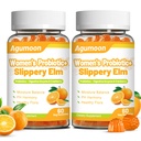 Women Probiotic Gummies,Feminine Balance Gummies with Slippery Elm for Women's PH Balance & Freshness and Digestive Health Orange Flavor 120 Count