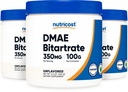 Nutricost Pure DMAE-Bitartrate Powder 100G (3 φιάλες)
