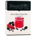 Proti Fit - High Protein Fruit Flavored Powder Drink Mix, Low Calorie, Sugar Free, Appetite Suppressant, 7 Servings Per Box (Berry Blast)