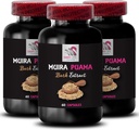 Πηγή με βάση το φυτό - Muira PUAMA BARK Extract - Δυναμική Herbal Drive, Φυσική Ανύψωση, Ενίσχυση ανθεκτικότητας, Καθημερινή επαναφόρτιση, Ενεργοποιώντας Blend, Vital Power, Ισορροπημένη Boost Blend 3 μπουκάλια 180 κάψουλες