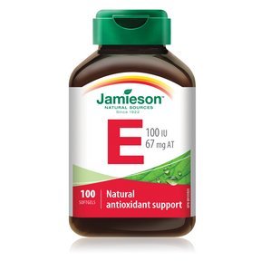 Jamieson Vitamin E 100 IU, 100 softgels