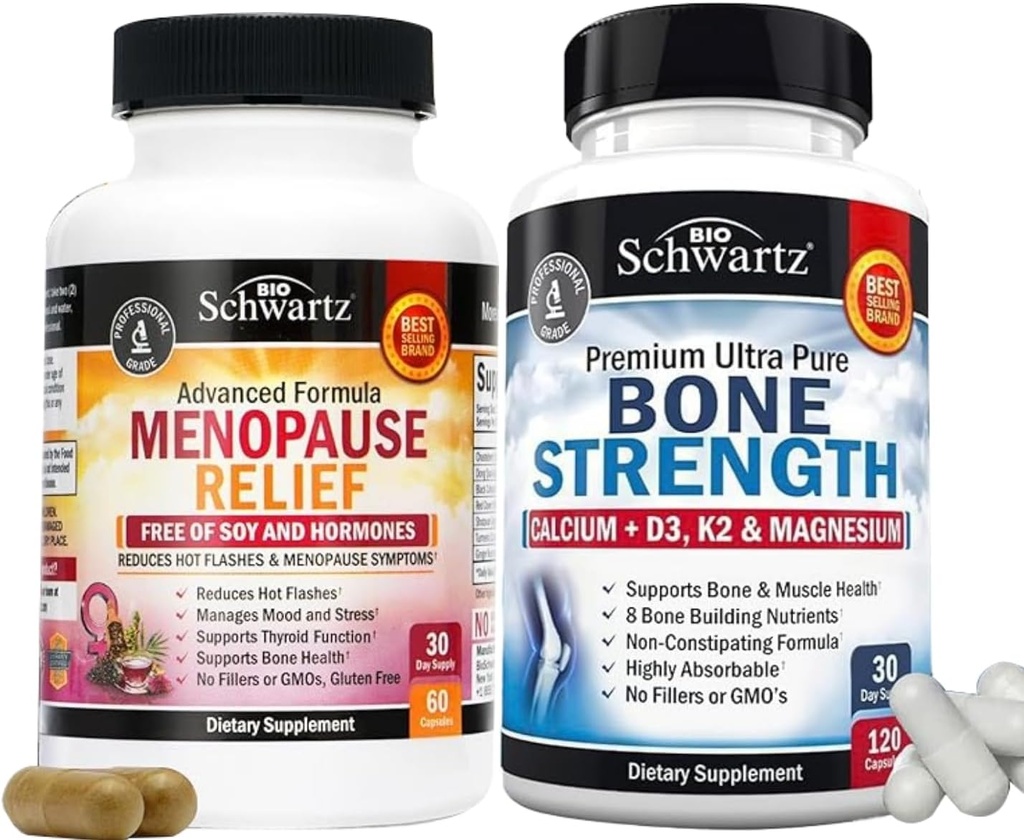 BioSchwartz Advanced Strength Pre and Probiotics Supplement with Digestive Enzymes (2 Μήνες Προσφορά) Plus Vitamin B Complex with Vitamin C (2 Μήνες Προσφορά)