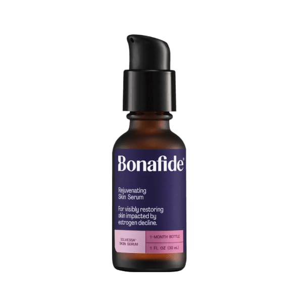 Bonafide Silvessa Hydrating Daily Skin Serum – Hormone-Free, Drug-Free Support for Skin During Menopause – 60 Day Supply (2 fl oz)