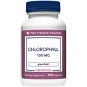 The Vitamin Shoppe Chlorophyl 100mg - Φυσικό συμπλήρωμα διατροφής, Πράσινο Superfood που υποστηρίζει το ανοσοποιητικό σύστημα & την παραγωγή ενέργειας, 'Φυσικό αποσμητικό' (100 κάψουλες)