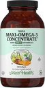 Ωμέγα 3 συμπλήρωμα - Omega-3 Fish Oil τριπλό συμπύκνωμα με βιταμίνη D3 - ισχυρή πηγή των λιπαρών οξέων EPA/DHA - καρδιά, εγκέφαλος, κοινή υγεία - Kosher Certified Wild Caught Marine Fish - 180 Softgels
