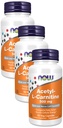 NOW Συμπληρώματα, Acetyl-L Καρνιτίνη 500 mg, Amino Acid, Brain and Nerve Cell Function*, 50 Veg Capsules (Pack of 3)