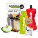 Spring Energy Race Pack Gi Friendly– Real Food Gels & Drinks | 10 Count | Marathon, Half Marathon, Triathlon, Cycling | No Maltodextrin No Rice Syrup