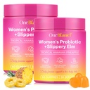 Feminine Probiotics Gummies 2PCS, Vaginal Probiotics for Women Gummies with Slippery Elm,Feminine Balance pH for Healthy Odor,Improve Immune,Support Vaginal Health,Natural Pineapple Flavor,60 Count