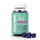 Total Detox, Heavy Metal Detox for Adults- Zeolite, Chlorella, Milk Thistle, Shilajit & Iodine, Toxin Cleanser, Pineal Decalcification, Fluoride Cleanse, Heavy Metal Cleanse, 60 Mixed Berry Gummies
