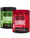 Jacked Εργοστάσιο Nitrosurge προ-εξάσκηση σε Cherry Limeade & Watermelon Nitrosurge Shred Θερμογόνο προ-εξάσκηση για άνδρες και γυναίκες