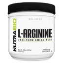 NutraBio L-αργινίνη συμπλήρωμα, 750mg Nitric Oxide Precursor, υποστηρίζει τη ροή του αίματος, την αγγειακή υγεία, και την ανάπτυξη των μυών, 250g
