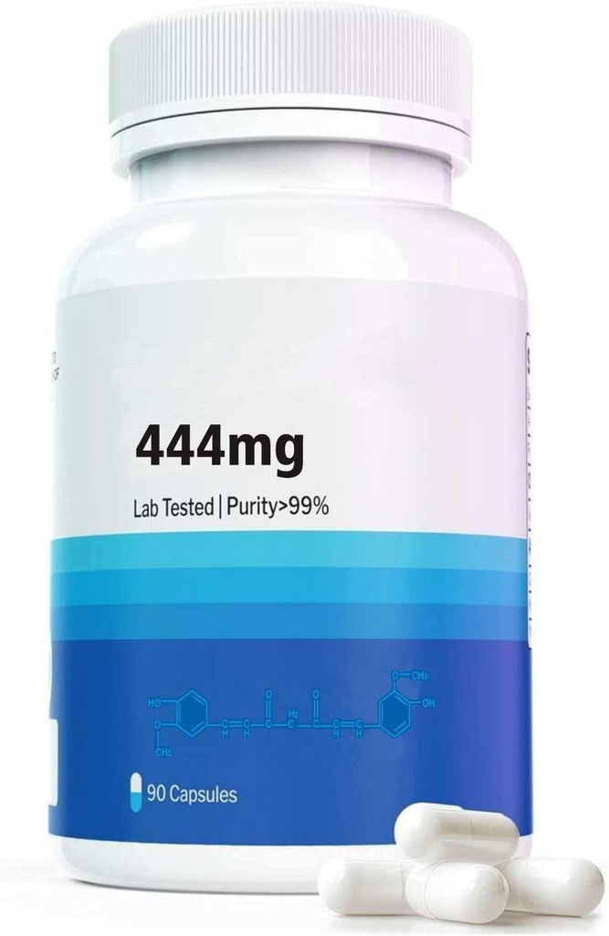 444 mg | 90 ct | 99% Purity High Absorption cur