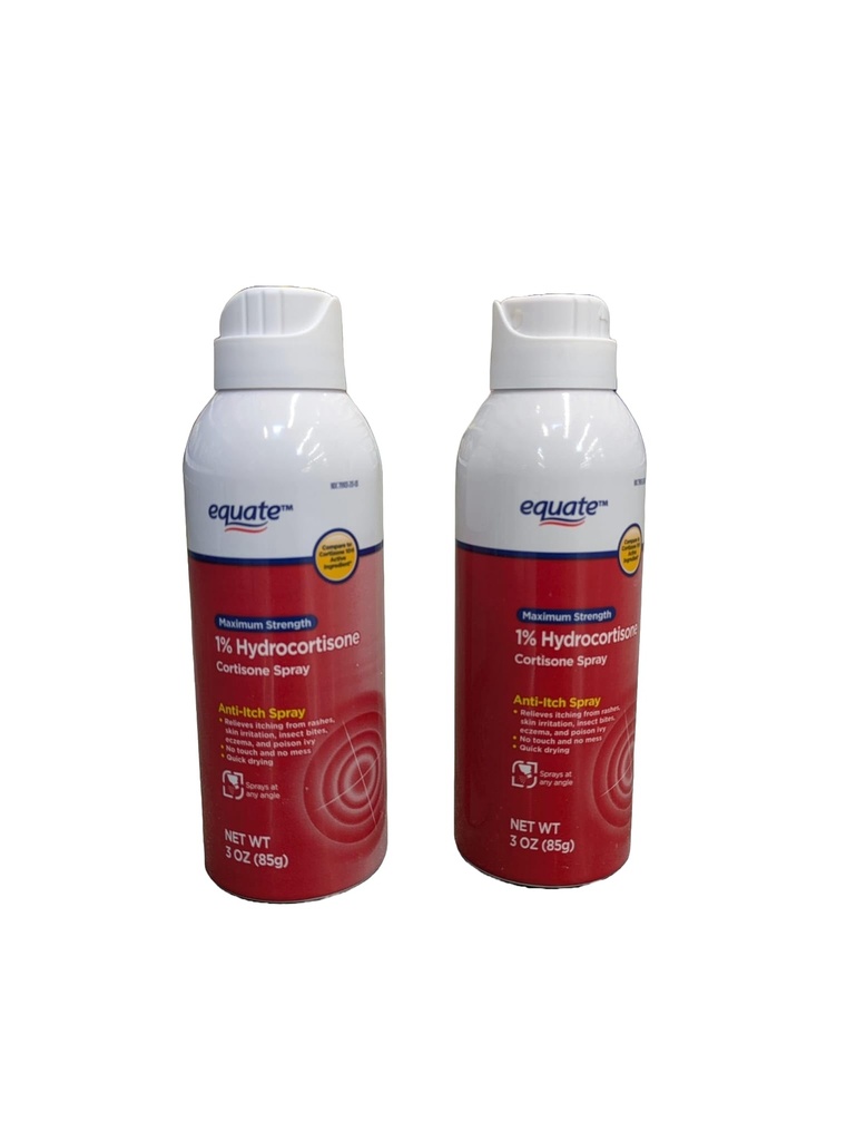 Equatte Maximum Strength Anti-Itch Continuous Spray, 4.0 oz, 4 Ounce (Pack of 2)