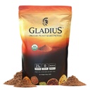GLADIUS Organic Plant Based Protein Powder | Chocolate | 15 Servings | 21g of Protein | Plant Based | No Sugars Added | Rich in Probiotics