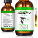 NenMaoKeNu Antibiotics for Dogs, Natural Antibiotics for Dogs, Dog Multivitamin for Pets, Dog Supplies Antibiotics, Dog Allergy and Itch Relief - 60ML