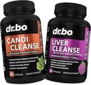 Candi Liver Cleanse Support Supplement - Balance Control Probiotic Complex Cleanser for Women & Men - Oral Herbal Oregano & Caprylic Acid Capsules, Gallbladder Care Capsules & Milk Thistle Dandelion