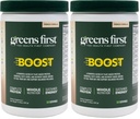 Greens First Boost - Plant-Based Protein & Balanced Nutrition - Superfood Shake Mix - No Wheat or Soy - Dairy-Free - Vegan - French Vanilla, 12.06 oz. (Pack of 2)